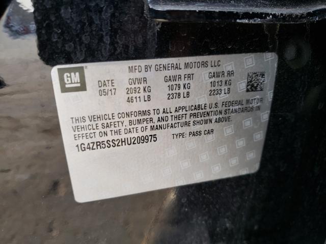 2017 BUICK LACROSSE P 1G4ZR5SS2HU209975