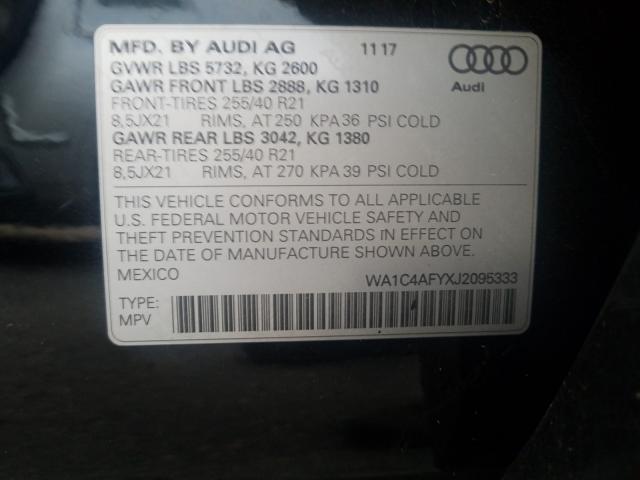 2018 AUDI SQ5 PRESTI - WA1C4AFYXJ2095333