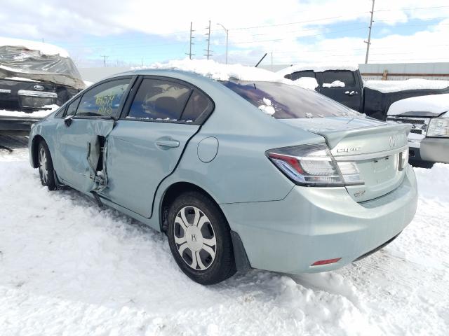 2013 HONDA CIVIC HYBR 19XFB4F24DE002996