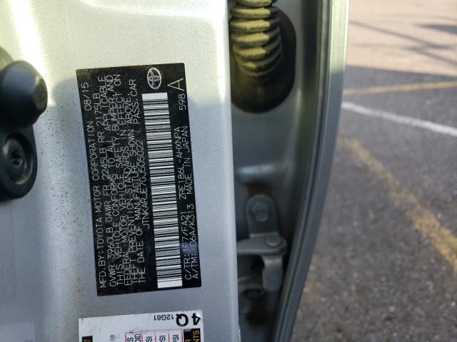 2016 TOYOTA SCION IM JTNKARJE7GJ505022