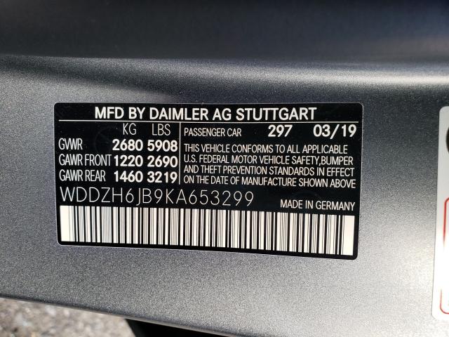 2019 MERCEDES-BENZ E 450 4MAT WDDZH6JB9KA653299