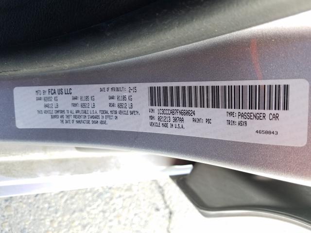2015 CHRYSLER 200 LIMITE - 1C3CCCAB7FN660624