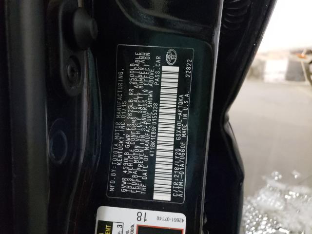 2015 TOYOTA AVALON XLE 4T1BK1EB9FU155338