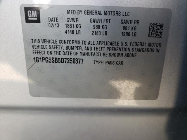 2013 CHEVROLET CRUZE LTZ 1G1PG5SB5D7250877