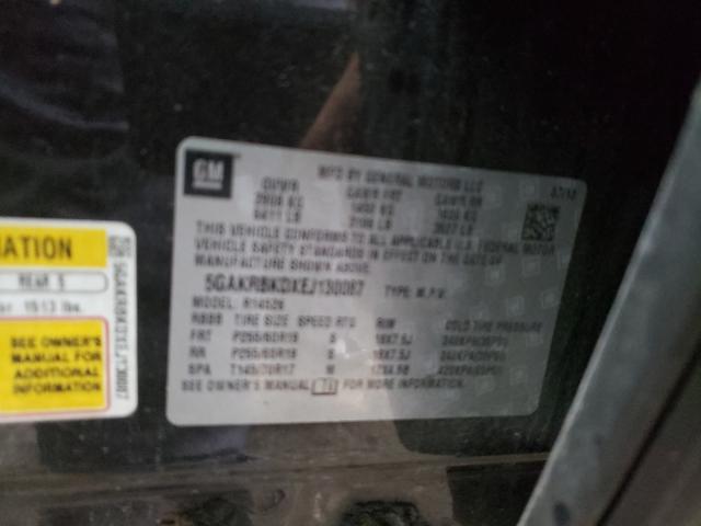 2014 BUICK ENCLAVE 5GAKRBKDXEJ130087