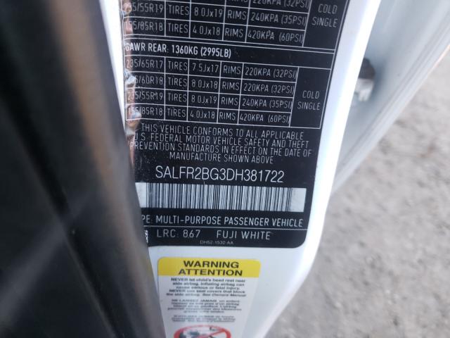2013 LAND ROVER LR2 HSE SALFR2BG3DH381722