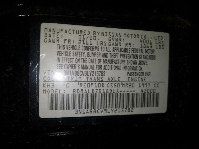 2020 NISSAN SENTRA SV 3N1AB8CV9LY215782