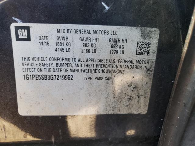 2016 CHEVROLET CRUZE LIMI - 1G1PE5SB3G7219962