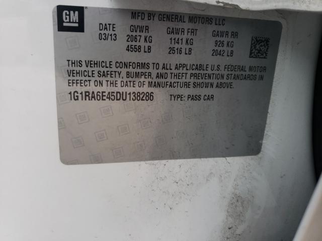 2013 CHEVROLET VOLT 1G1RA6E45DU138286