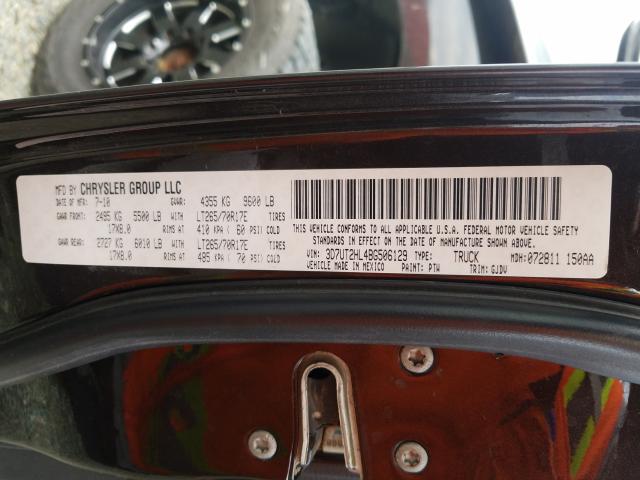 2011 DODGE RAM 2500 3D7UT2HL4BG506129
