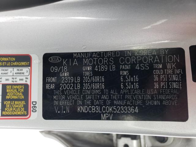2019 KIA NIRO FE KNDCB3LC0K5233364