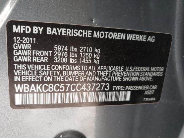 2012 BMW 750LI WBAKC8C57CC437273