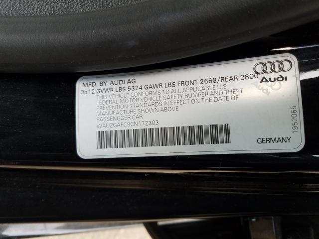 2012 AUDI A7 PRESTIG WAU2GAFC9CN172303