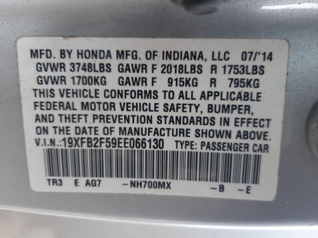 2014 HONDA CIVIC LX 19XFB2F59EE066130