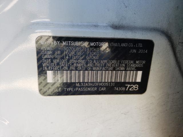 2015 MITSUBISHI MIRAGE DE ML32A3HJ3FH005131