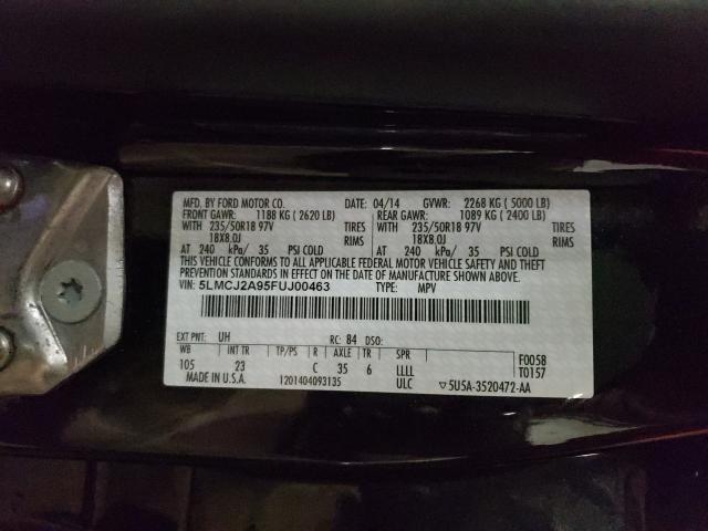 2015 LINCOLN MKC 5LMCJ2A95FUJ00463