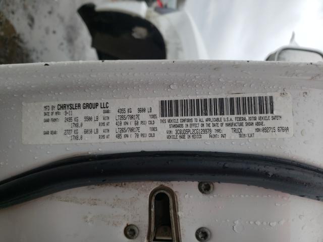 2012 DODGE RAM 2500 L 3C6UD5PL2CG129979