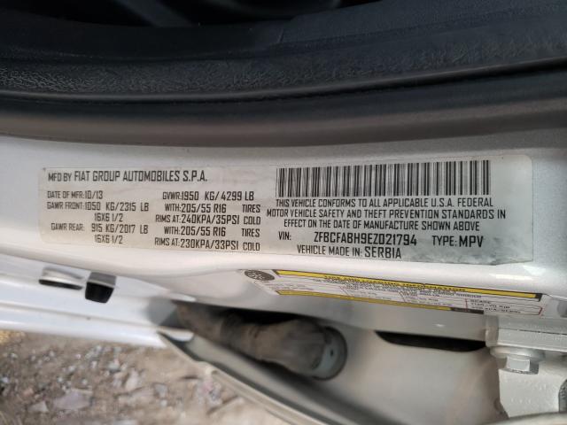 2014 FIAT 500L EASY ZFBCFABH9EZ021794
