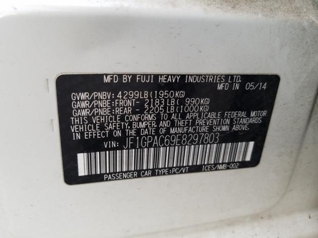 2014 SUBARU IMPREZA PR JF1GPAC69E8297803