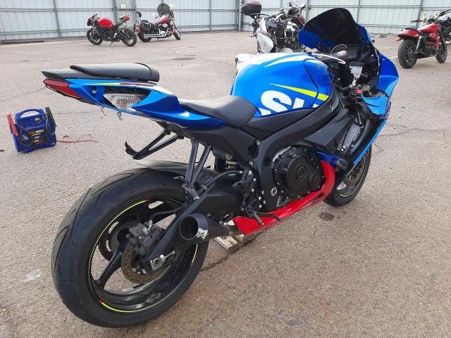 2016 SUZUKI GSX-R600 JS1GN7FA1G2100691