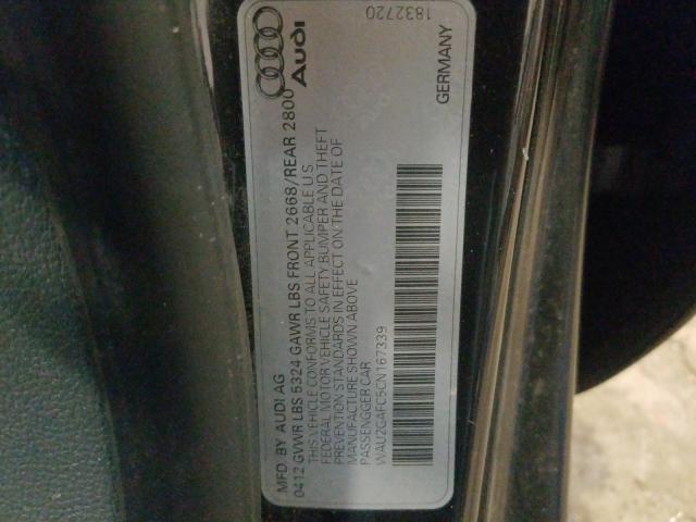 2012 AUDI A7 PRESTIG WAU2GAFC5CN167339