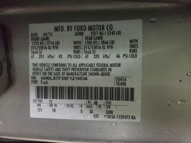 2015 FORD TRANSIT CO NM0LS7FX6F1219534