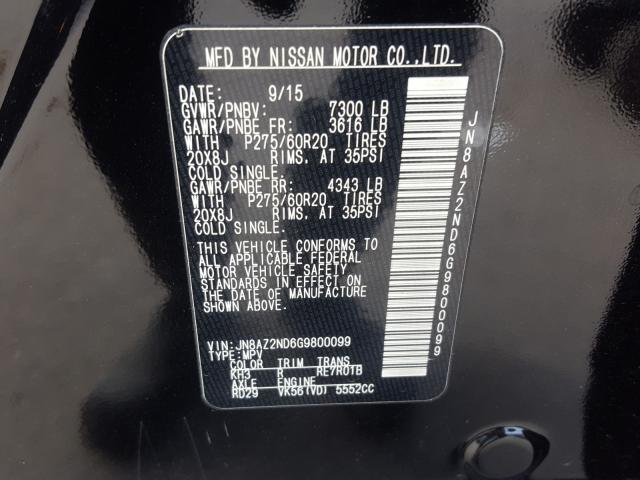 2016 INFINITI QX80 JN8AZ2ND6G9800099