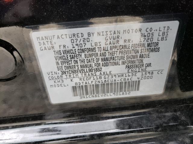 2020 NISSAN VERSA SV 3N1CN8EV2LL901852
