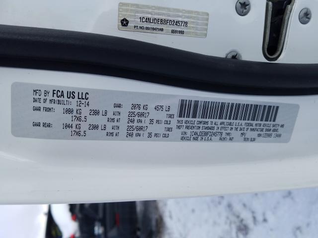 2015 JEEP COMPASS LA 1C4NJDEB8FD245778