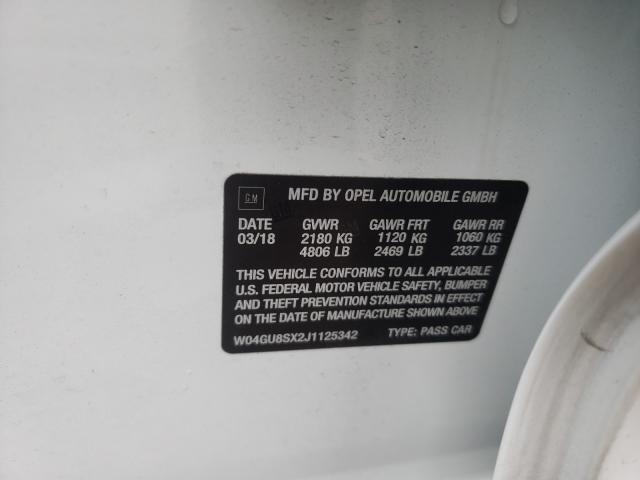 2018 BUICK REGAL TOUR W04GU8SX2J1125342