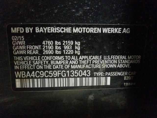 2015 BMW 428 XI GRA WBA4C9C59FG135043