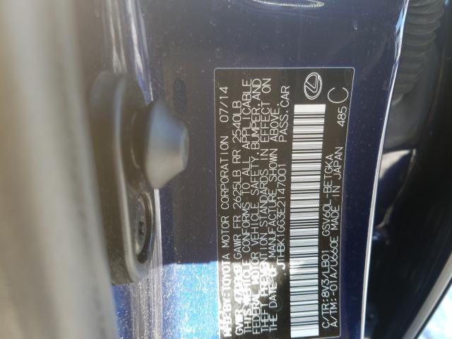 2014 LEXUS ES 350 JTHBK1GG3E2147001