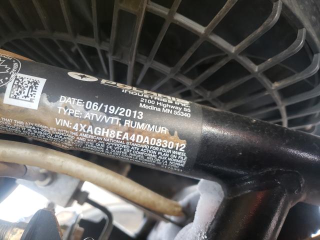 2013 POLARIS SCRAMBLER 4XAGH8EA4DA083012
