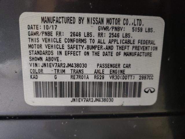 2018 INFINITI Q50 LUXE JN1EV7AR2JM438030