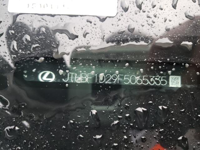 2015 LEXUS IS 250 JTHBF1D29F5065335