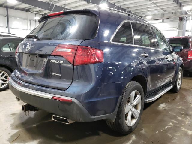 2011 ACURA MDX TECHNO 2HNYD2H66BH501950