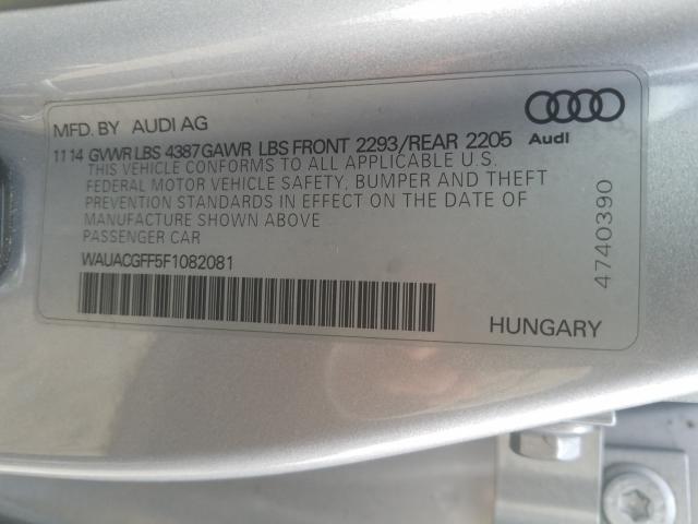 2015 AUDI A3 PREMIUM WAUACGFF5F1082081