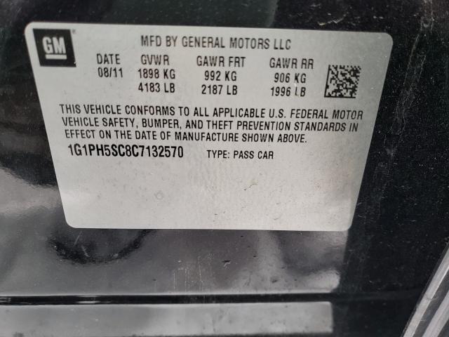 2012 CHEVROLET CRUZE LTZ 1G1PH5SC8C7132570