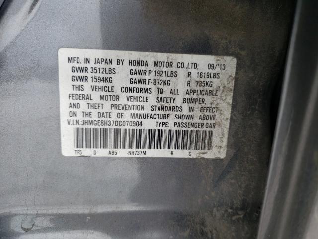 2013 HONDA FIT JHMGE8H37DC070904