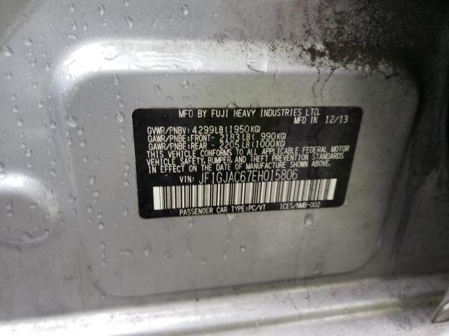 2014 SUBARU IMPREZA PR JF1GJAC67EH015806