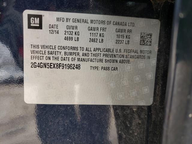 2015 BUICK REGAL PREM 2G4GN5EX8F9196248