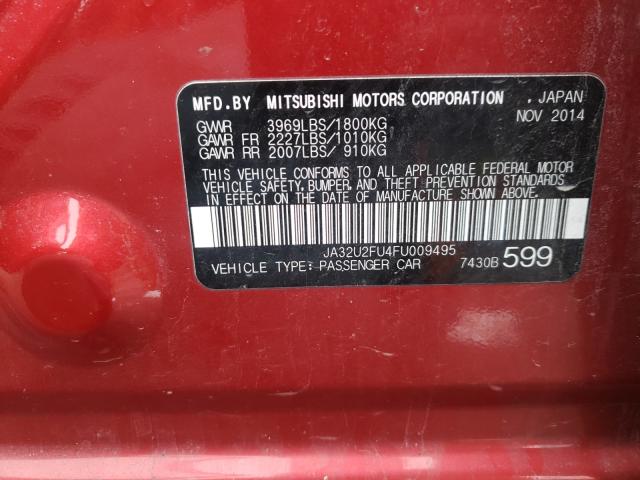 2015 MITSUBISHI LANCER ES JA32U2FU4FU009495