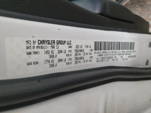 2013 DODGE DURANGO SS 1C4SDHFT2DC665676