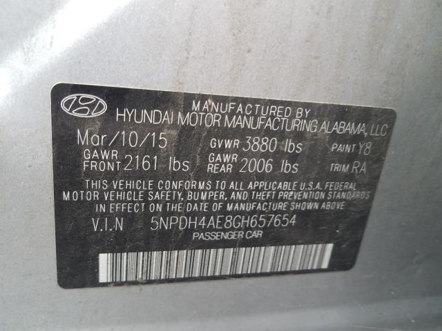 2016 HYUNDAI ELANTRA SE - 5NPDH4AE8GH657654