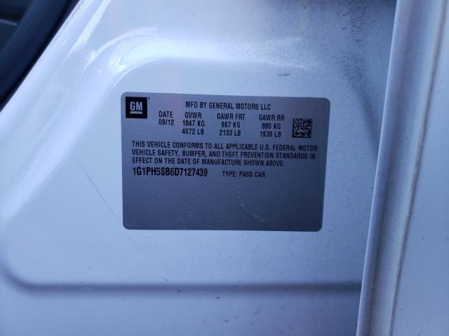 2013 CHEVROLET CRUZE ECO 1G1PH5SB6D7127439