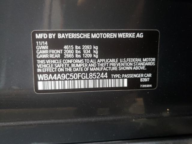 2015 BMW 428 I GRAN WBA4A9C50FGL85244