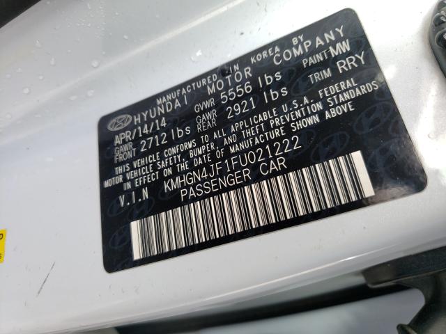 2015 HYUNDAI GENESIS 5. KMHGN4JF1FU021222