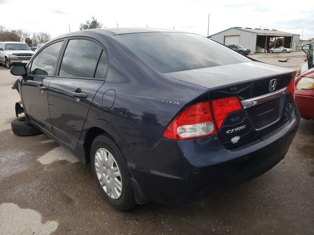 2011 HONDA CIVIC VP 19XFA1F34BE003461