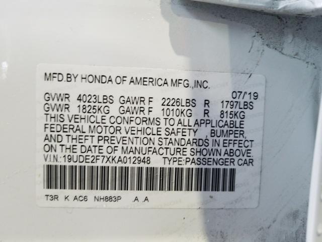 2019 ACURA ILX PREMIU 19UDE2F7XKA012948