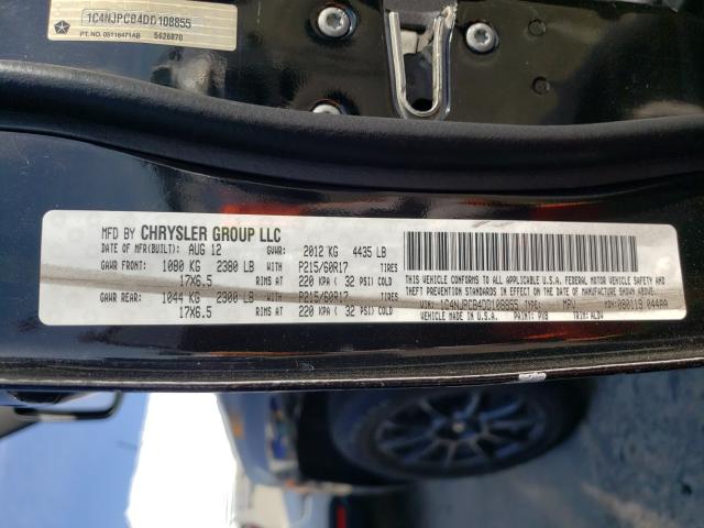 2013 JEEP PATRIOT 1C4NJPCB4DD108855